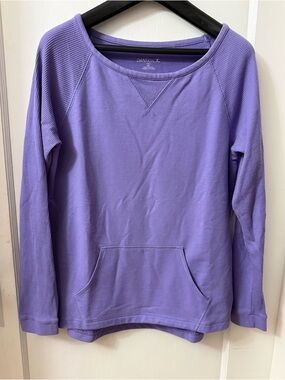 DANSKIN PRETTY PURPLE SWEATSHIRT